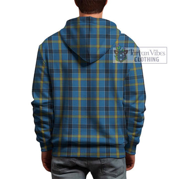 Laing Tartan Hoodie with Family Crest DNA In Me Style