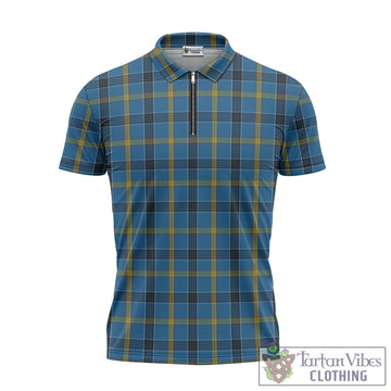 Laing Tartan Zipper Polo Shirt