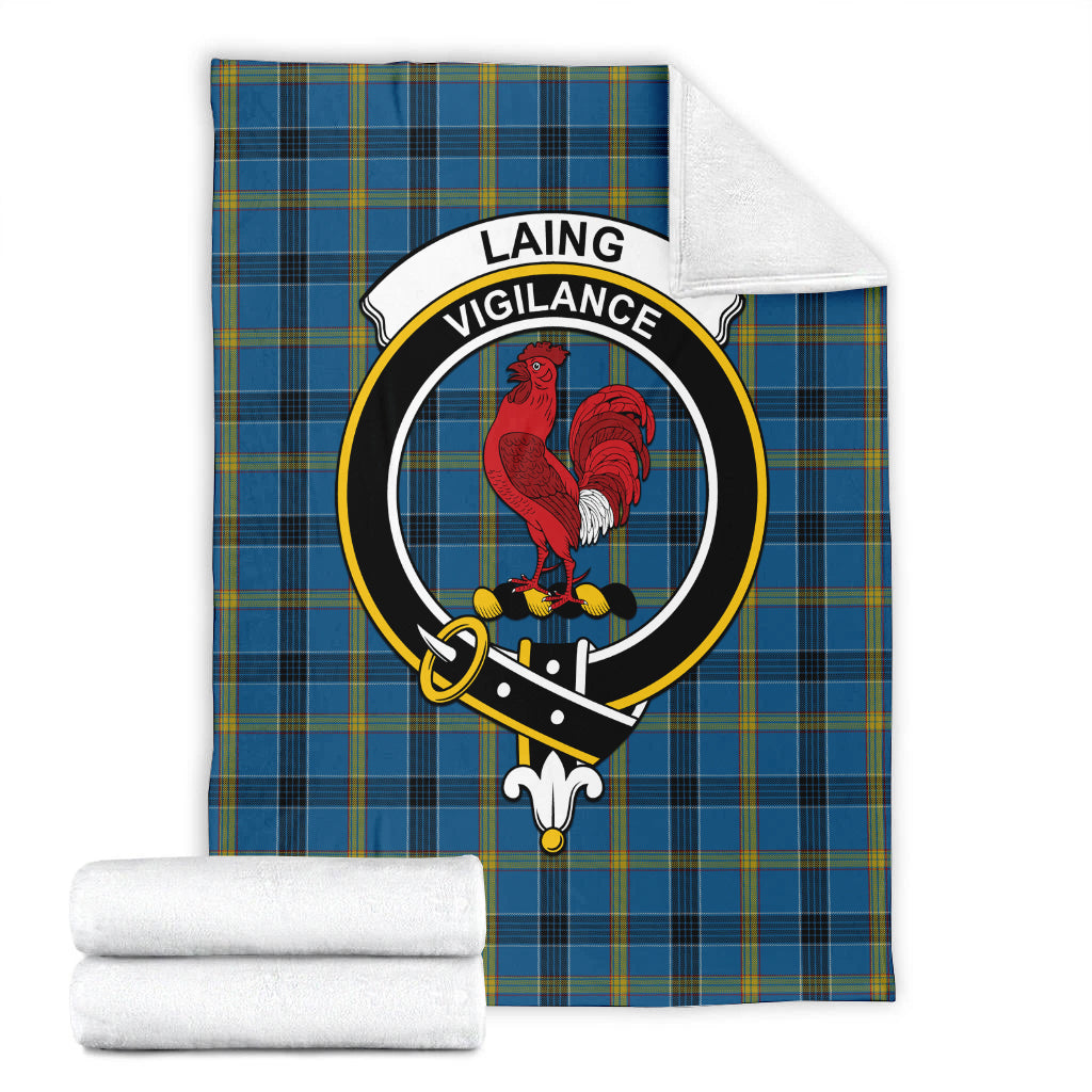 laing-tartab-blanket-with-family-crest