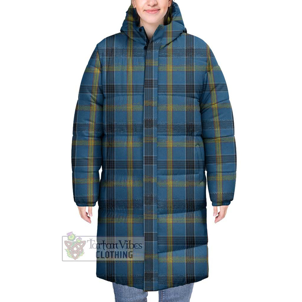 Tartan Vibes Clothing Laing Tartan Long Down Jacket