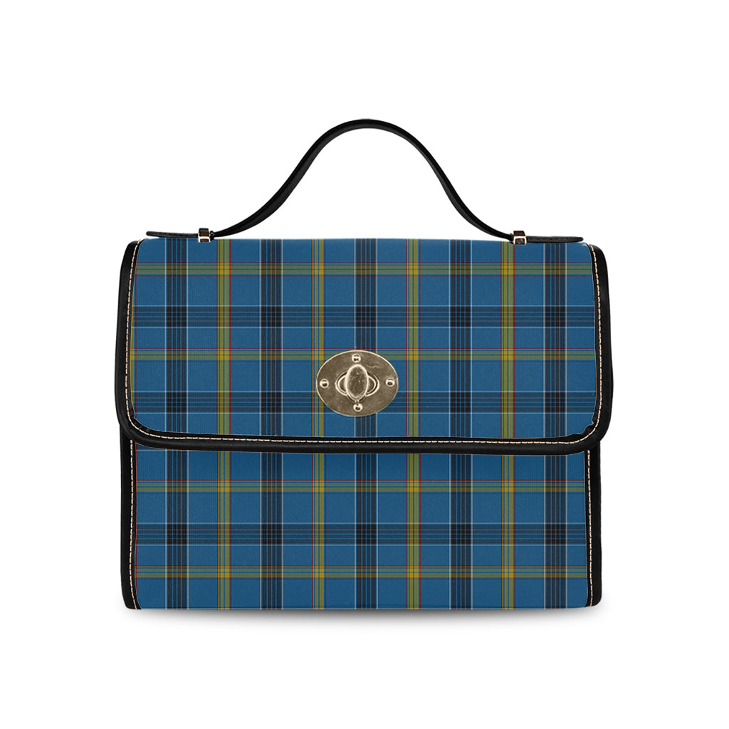 laing-tartan-leather-strap-waterproof-canvas-bag