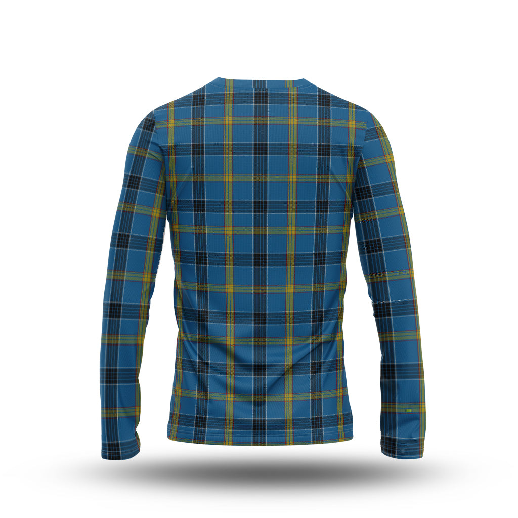 laing-tartan-long-sleeve-t-shirt-with-family-crest