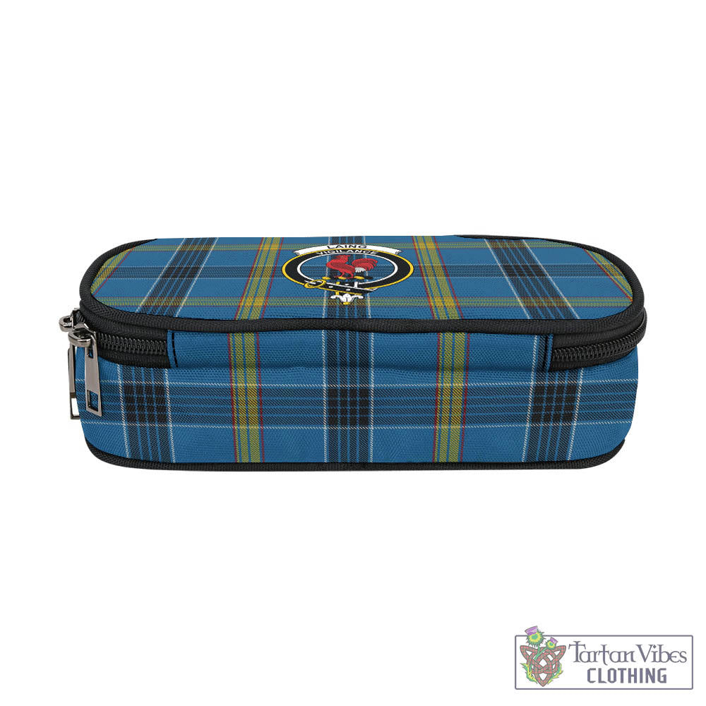 Tartan Vibes Clothing Laing Tartan Pen and Pencil Case with Family Crest