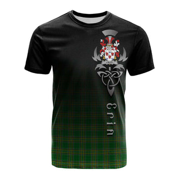 Lally Irish Clan Cotton T-shirt with Coat of Arms Erin Go Bragh Celtic Inspired Kid's Shirt - Tartan Vibes Clothing