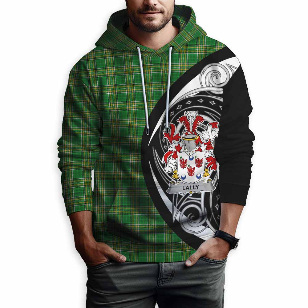 Lally Irish Clan Hoodie Celtic Circle Style Pullover Hoodie - Tartan Vibes Clothing