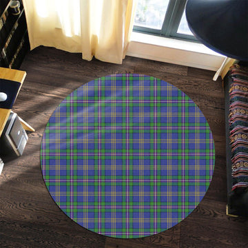 Lambert Tartan Round Rug Premium Round Rug - Tartan Vibes Clothing