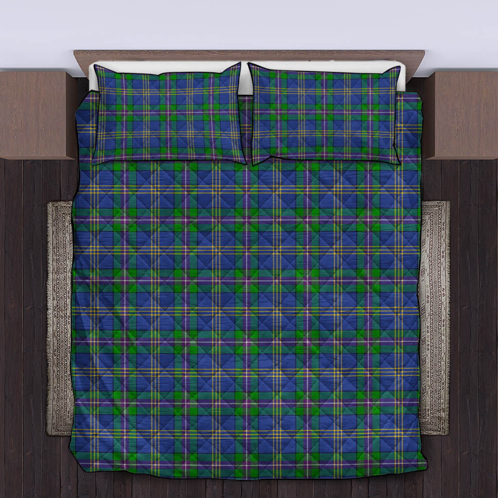 Lambert Tartan Quilt Bed Set King - Tartan Vibes Clothing