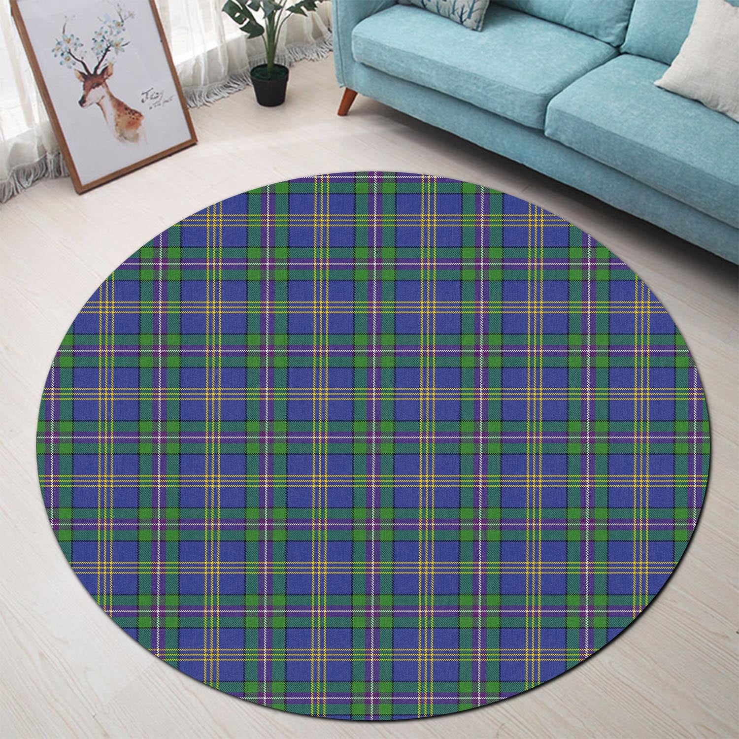 Lambert Tartan Round Rug - Tartan Vibes Clothing