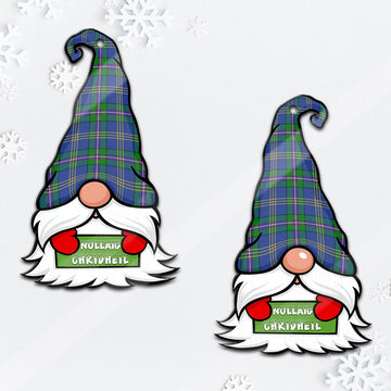 Lambert Gnome Christmas Ornament with His Tartan Christmas Hat