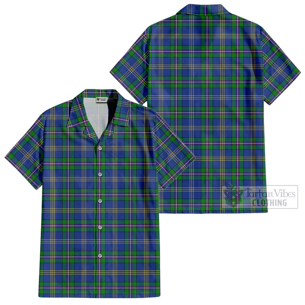 Lambert Tartan Cotton Hawaiian Shirt Kid - Tartanvibesclothing Shop