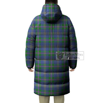 Lambert Tartan Long Down Jacket