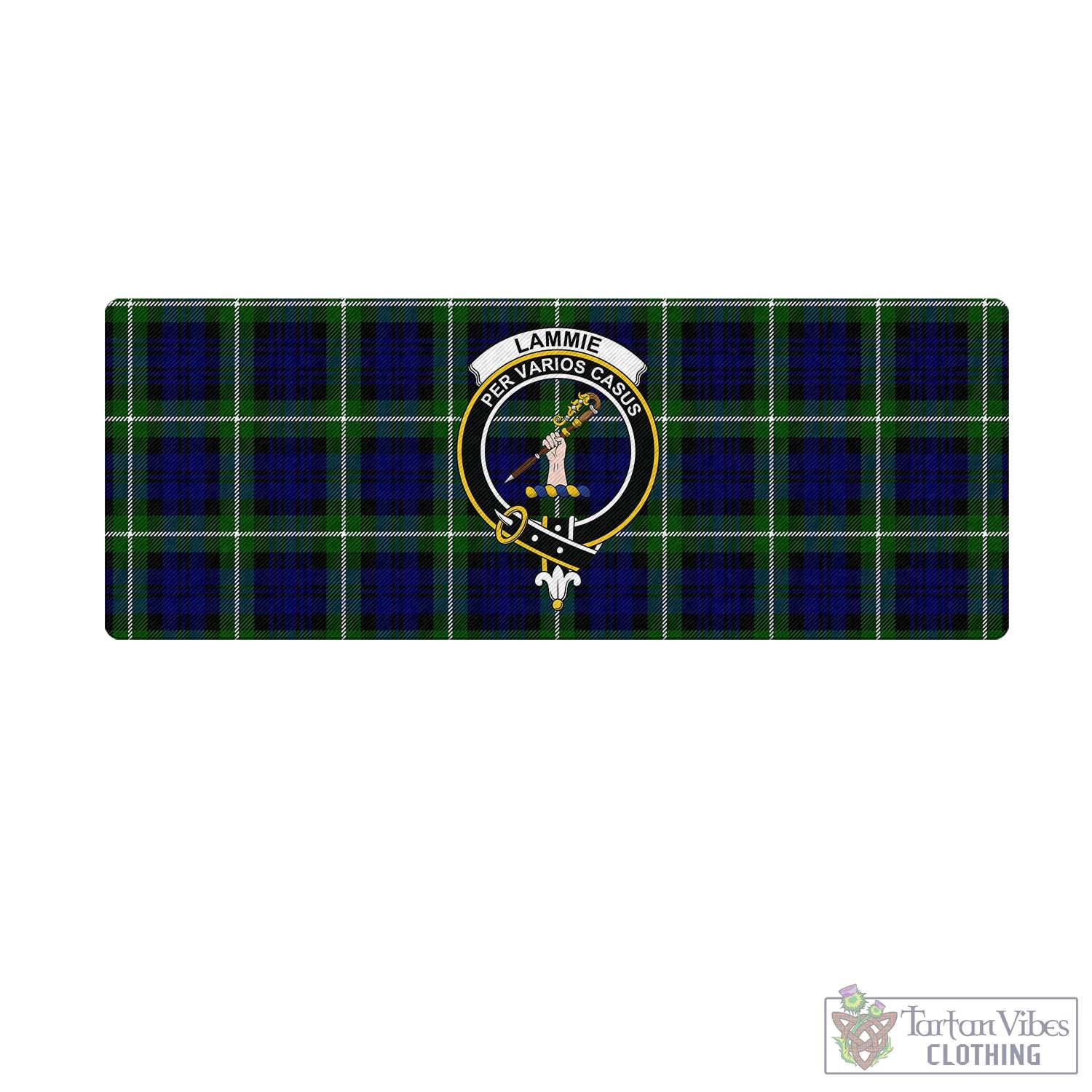 Tartan Vibes Clothing Lammie Tartan Mouse Pad with Family Crest