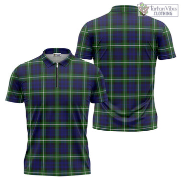 Lammie Tartan Zipper Polo Shirt