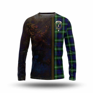 Lammie Tartan Family Crest Long Sleeve T-Shirt Alba Gu Brath Be Brave Lion Ancient Style Unisex - Tartan Vibes Clothing