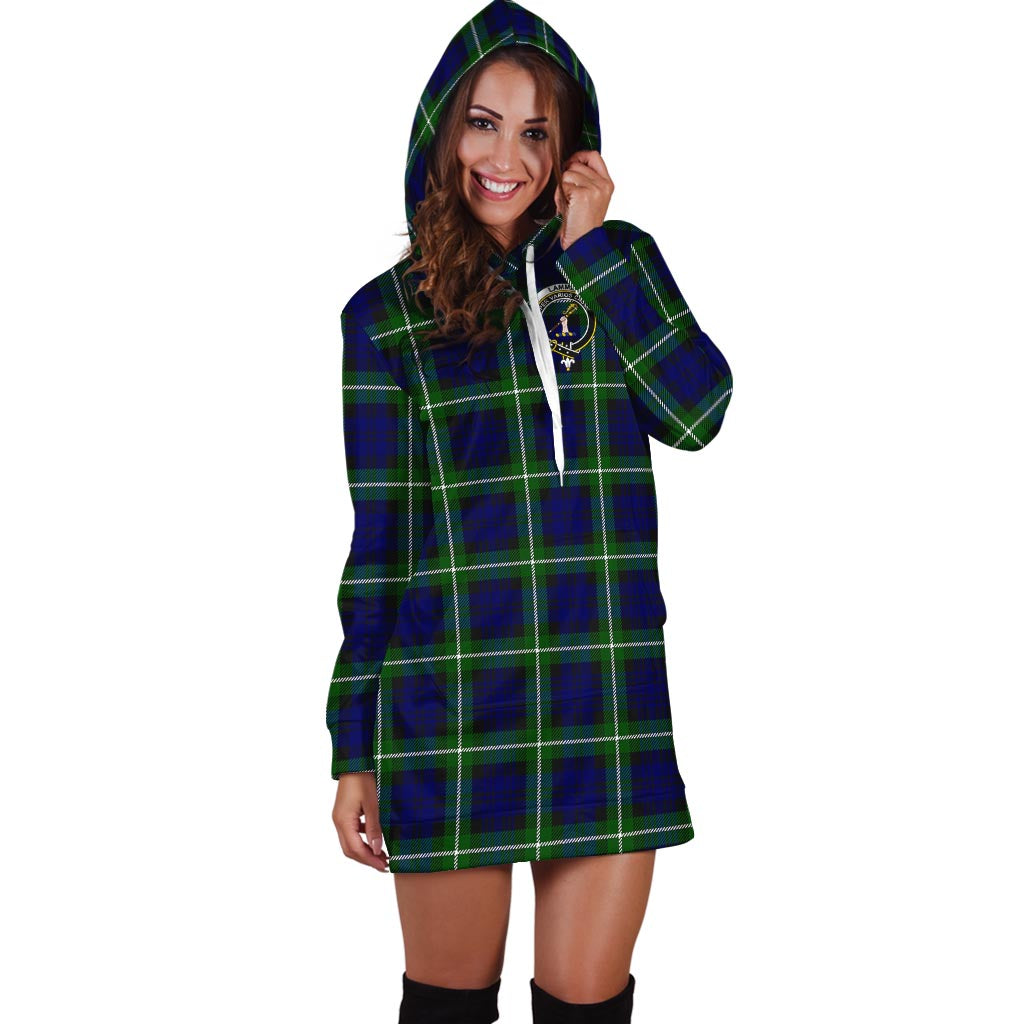 Lammie Tartan Hoodie Dress with Family Crest - Tartan Vibes Clothing