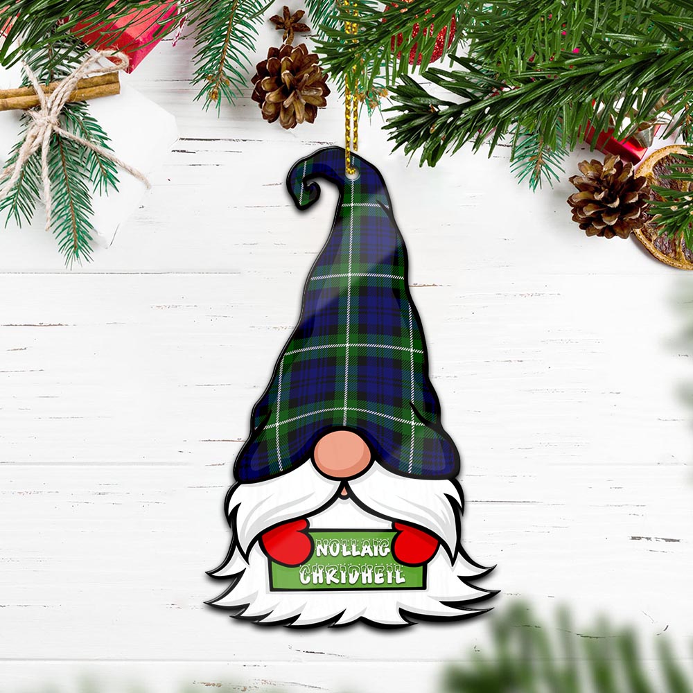 Lammie Gnome Christmas Ornament with His Tartan Christmas Hat - Tartan Vibes Clothing