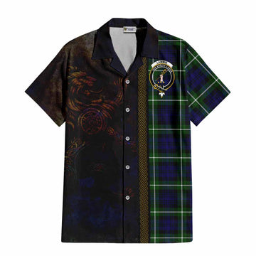Lammie Tartan Family Crest Hawaiian Shirt Alba Gu Brath Be Brave Lion Ancient Style Kid - Tartan Vibes Clothing