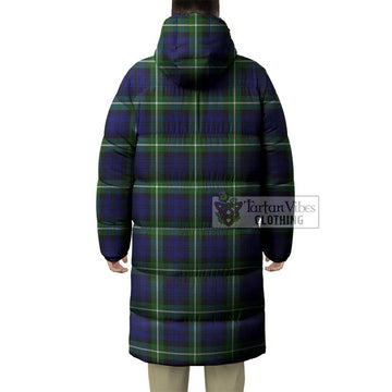 Lammie Tartan Long Down Jacket