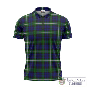 Lammie Tartan Zipper Polo Shirt