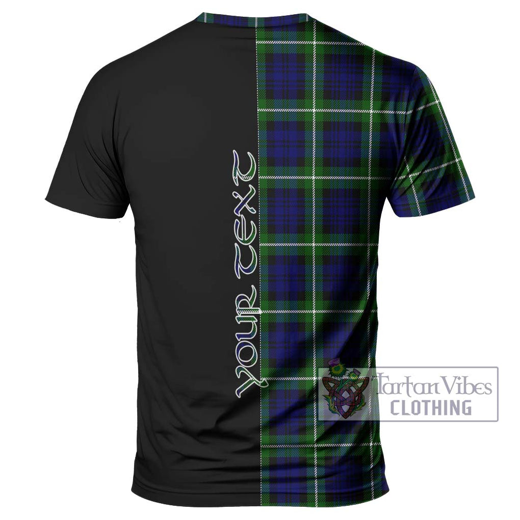 Lammie Tartan T-Shirt with Family Crest and Half Of Me Style - Tartanvibesclothing Shop