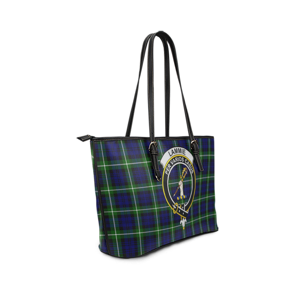 lammie-tartan-leather-tote-bag-with-family-crest