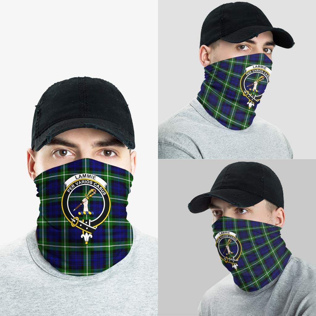 Lammie Tartan Neck Gaiters, Tartan Bandanas, Tartan Head Band with Family Crest