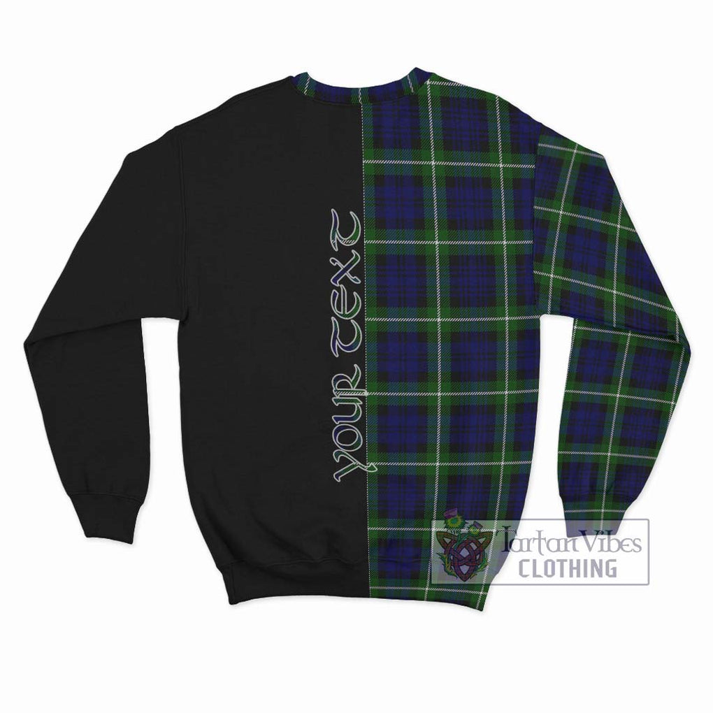 Lammie Tartan Sweatshirt with Family Crest and Half Of Me Style - Tartanvibesclothing Shop