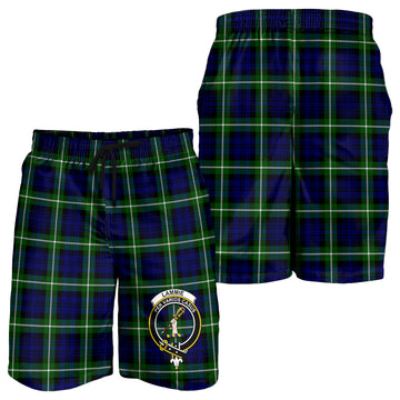 Lammie Tartan Mens Shorts with Family Crest