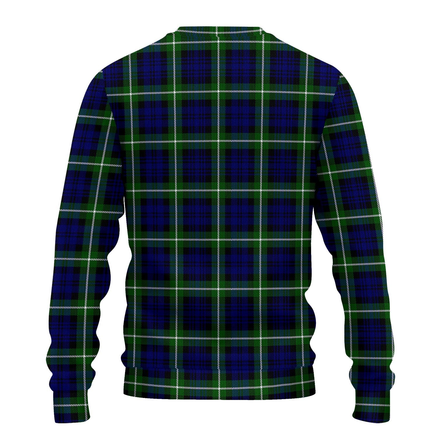 Lammie Tartan Knitted Sweater with Family Crest - Tartanvibesclothing