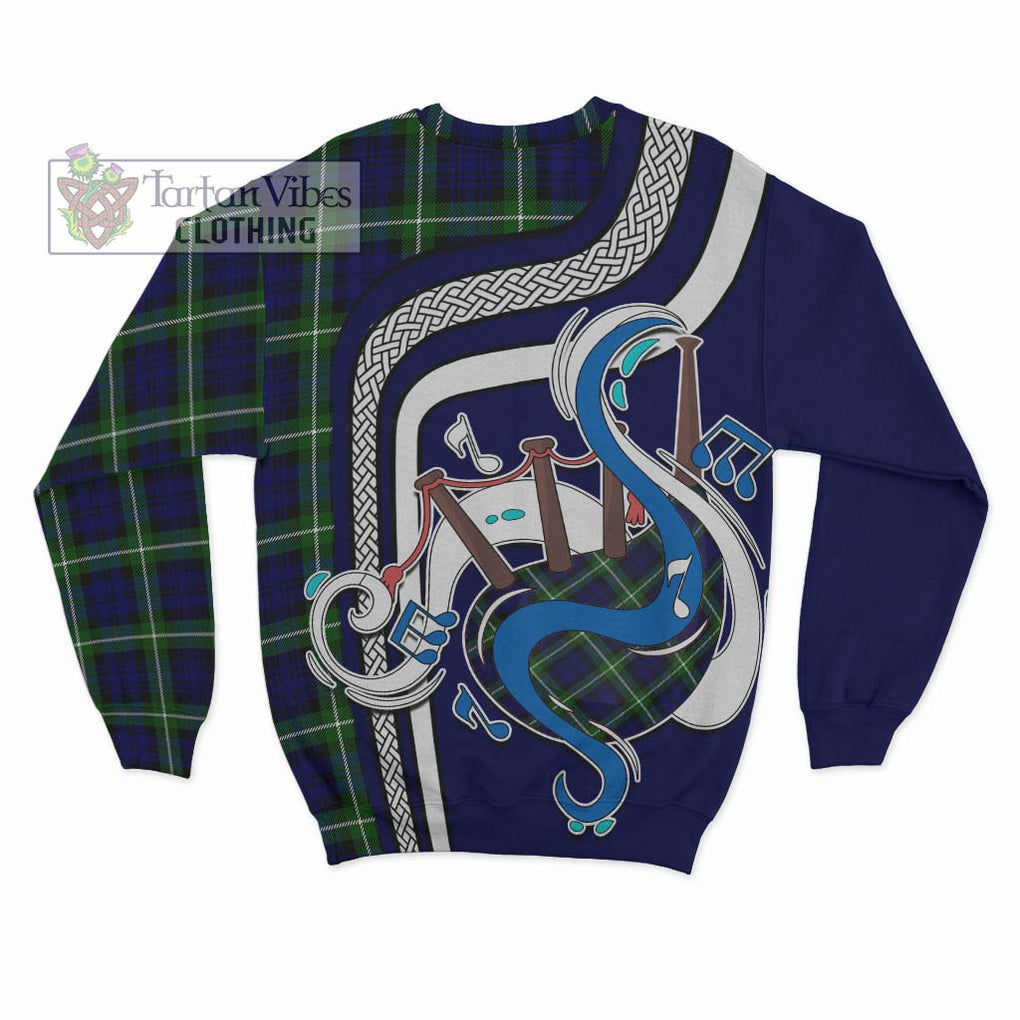 Tartan Vibes Clothing Lammie Tartan Sweatshirt with Epic Bagpipe Style