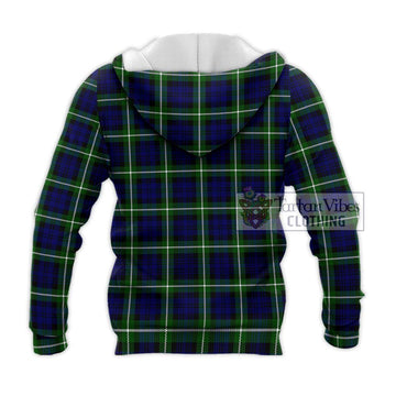 Lammie Tartan Knitted Hoodie with Family Crest DNA In Me Style