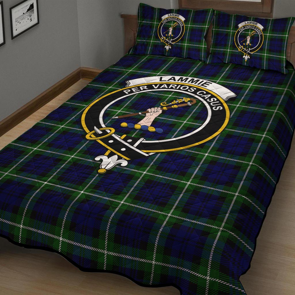 Lammie Tartan Quilt Bed Set with Family Crest - Tartan Vibes Clothing