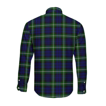 Lammie Tartan Long Sleeve Button Up Shirt with Family Crest