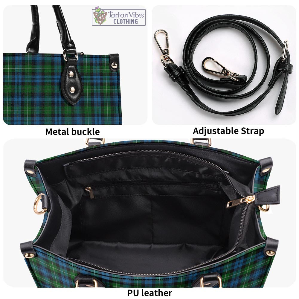 Tartan Vibes Clothing Lamont Tartan Luxury Leather Handbags