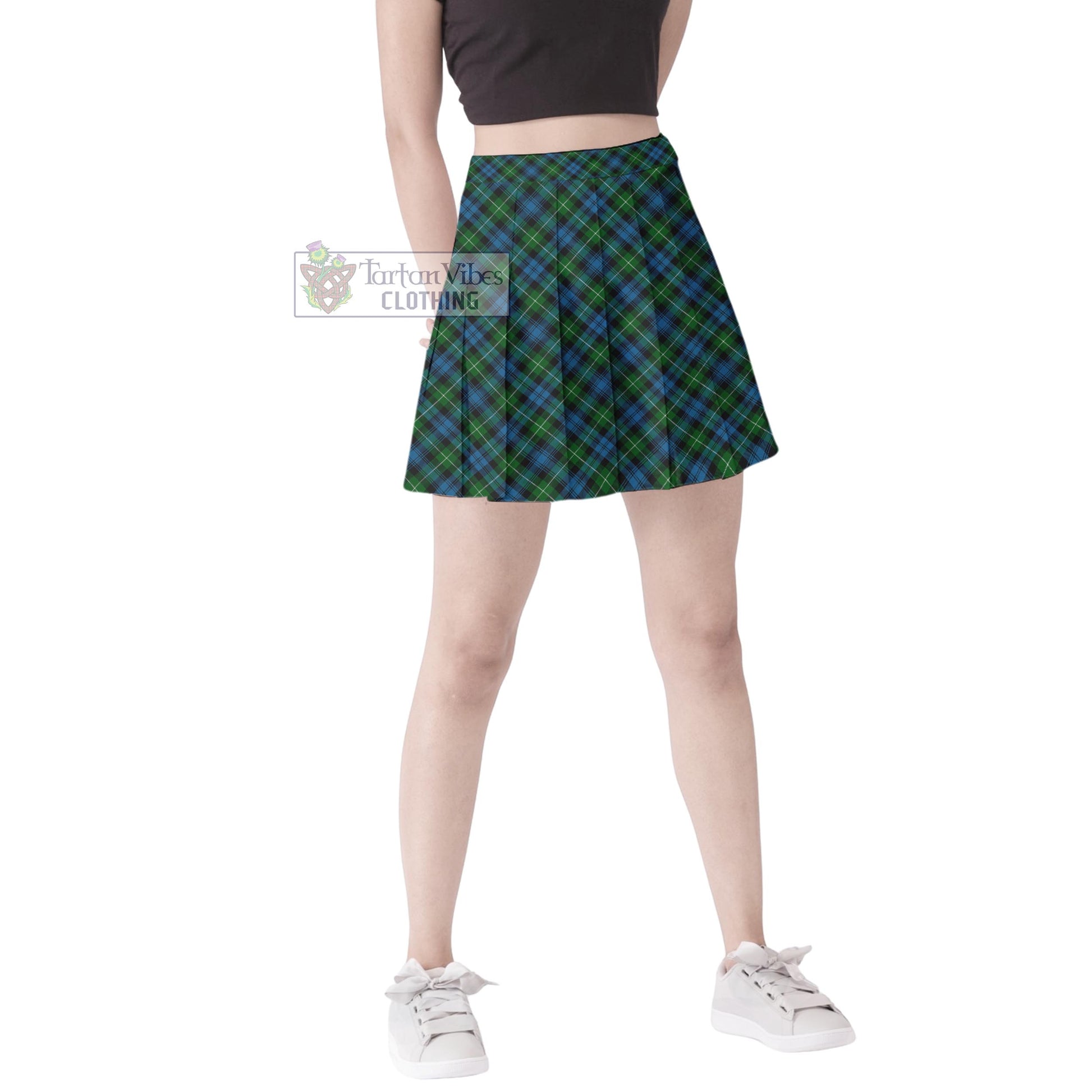 Tartan Vibes Clothing Lamont Tartan Women's Plated Mini Skirt