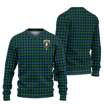 Lamont Tartan Ugly Sweater with Family Crest