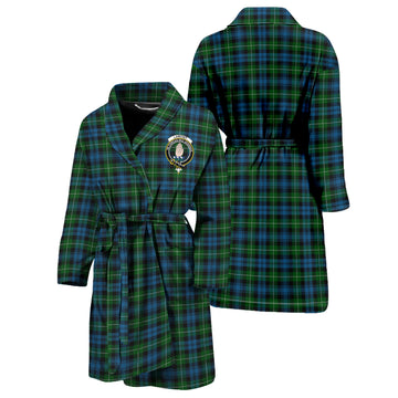 Lamont Tartan Bathrobe with Family Crest