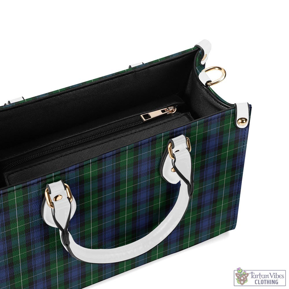 Tartan Vibes Clothing Lamont #2 Tartan Luxury Leather Handbags