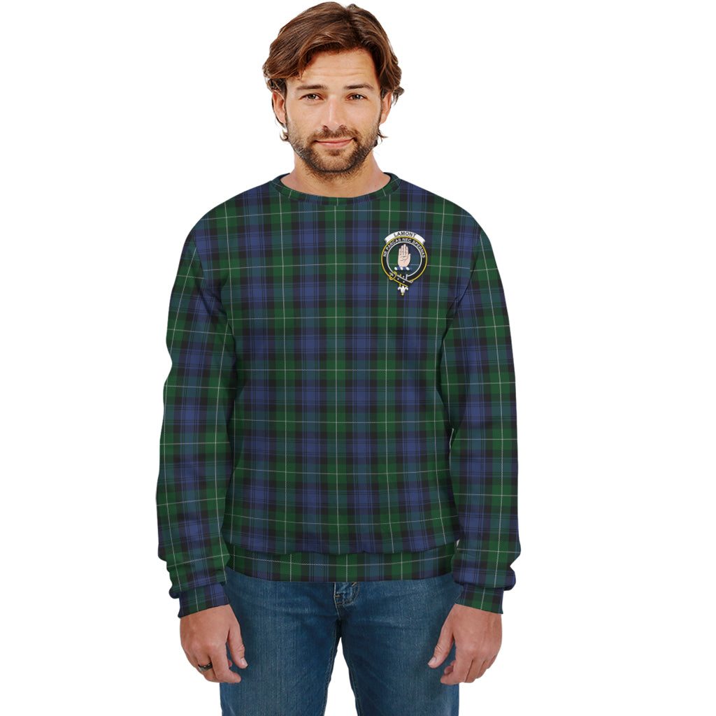 Lamont #2 Tartan Sweatshirt with Family Crest Unisex - Tartan Vibes Clothing