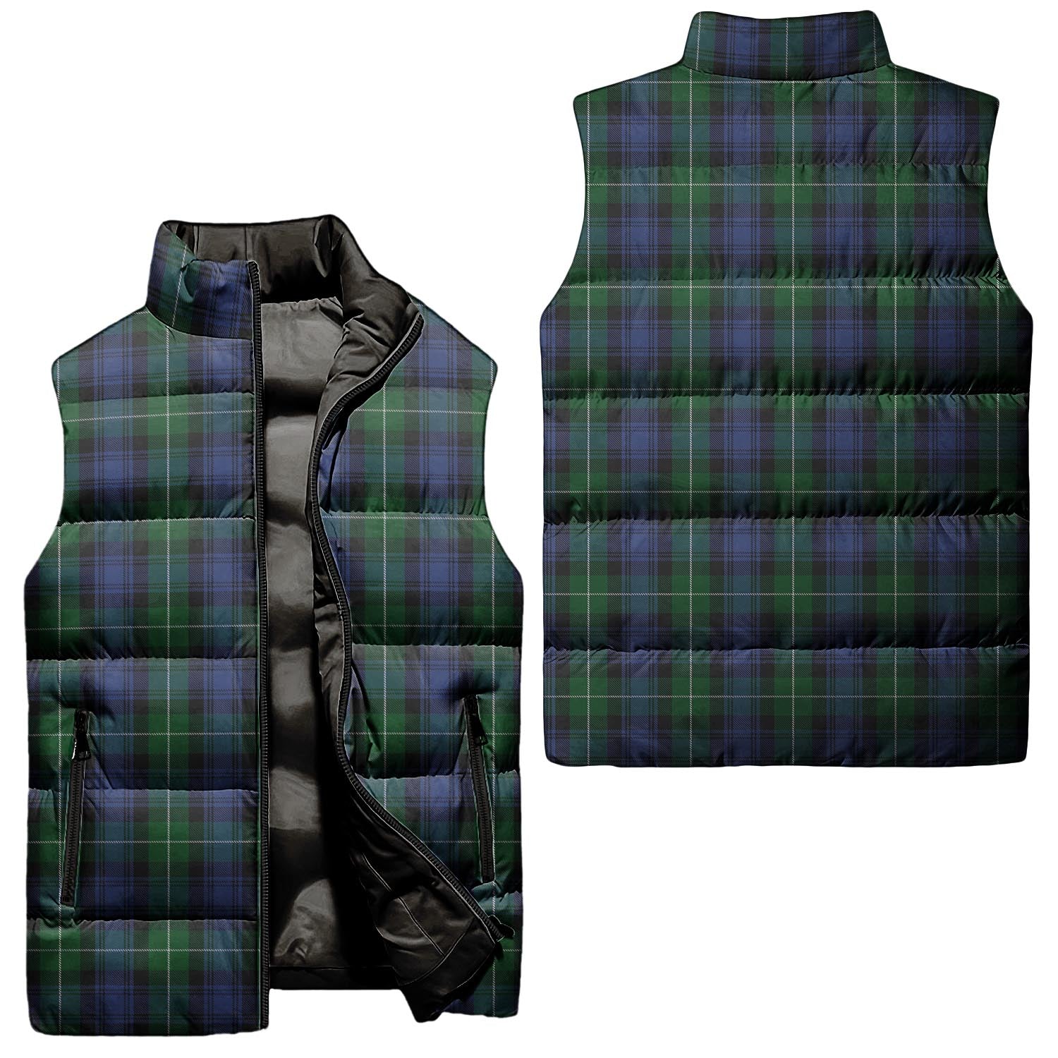 Lamont #2 Tartan Sleeveless Puffer Jacket Unisex - Tartanvibesclothing Shop