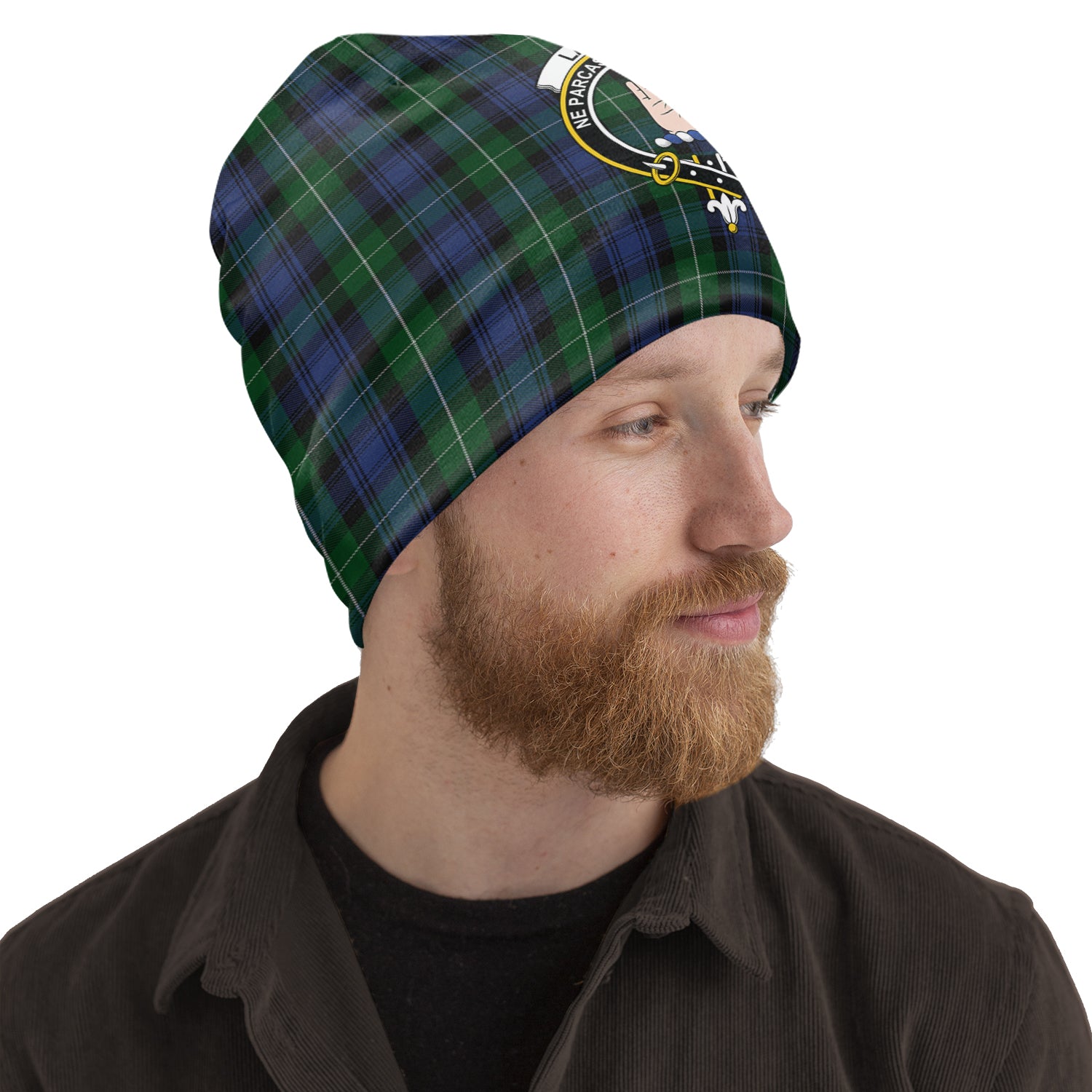 lamont-2-tartan-beanies-hat-with-family-crest