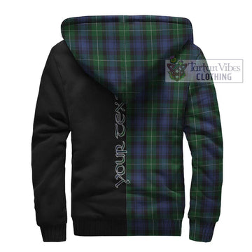 Lamont #2 Tartan Sherpa Hoodie with Family Crest and Half Of Me Style