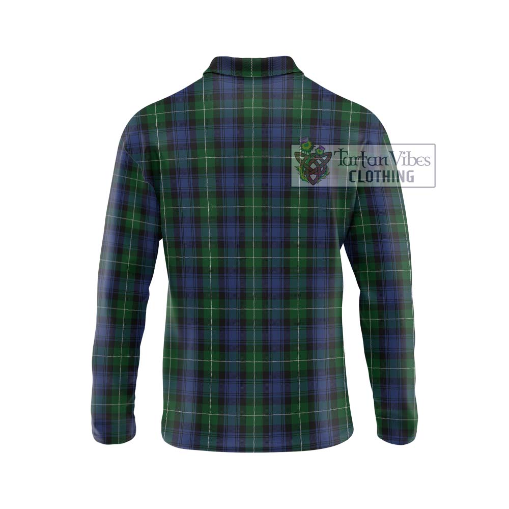 Tartan Vibes Clothing Lamont #2 Tartan Long Sleeve Polo Shirt with Family Crest DNA In Me Style