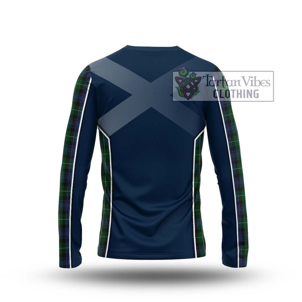 Tartan Vibes Clothing Lamont #2 Tartan Long Sleeve T-Shirt with Family Crest and Lion Rampant Vibes Sport Style