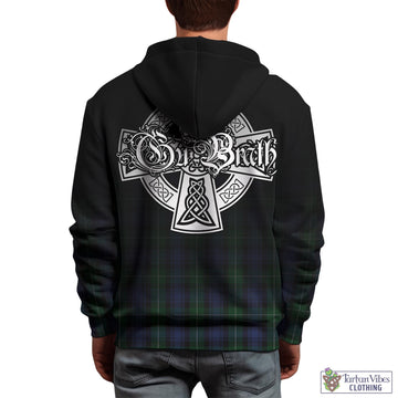 Lamont #2 Tartan Hoodie Featuring Alba Gu Brath Family Crest Celtic Inspired