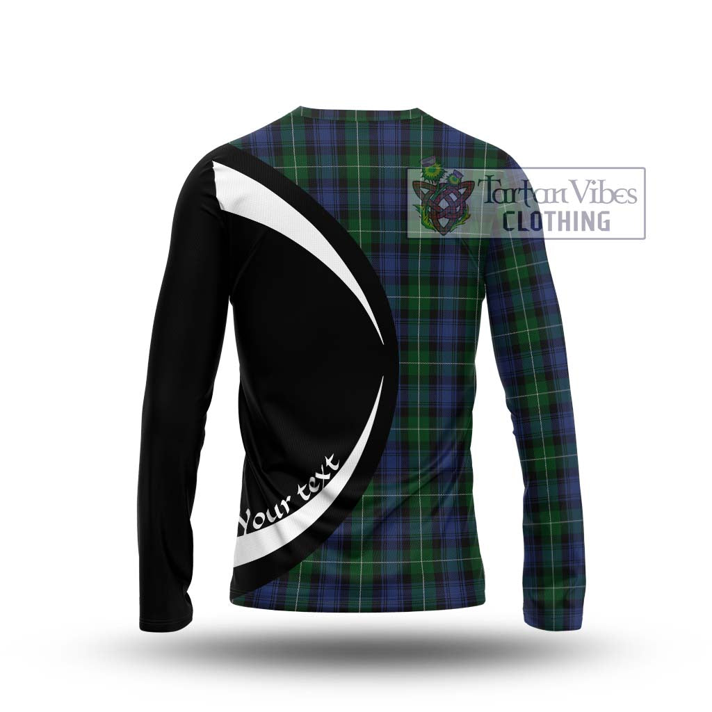 Tartan Vibes Clothing Lamont #2 Tartan Long Sleeve T-Shirt with Family Crest Circle Style