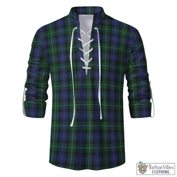 Lamont #2 Tartan Men's Scottish Traditional Jacobite Ghillie Kilt Shirt