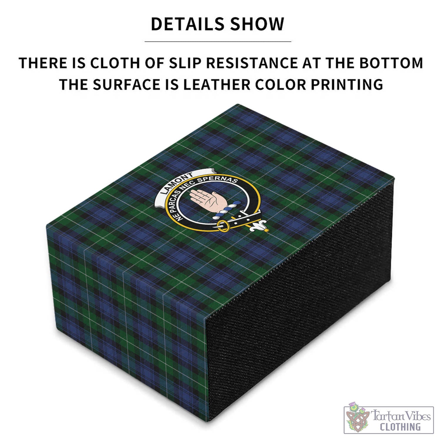 Tartan Vibes Clothing Lamont #2 Tartan Pen Holder with Family Crest