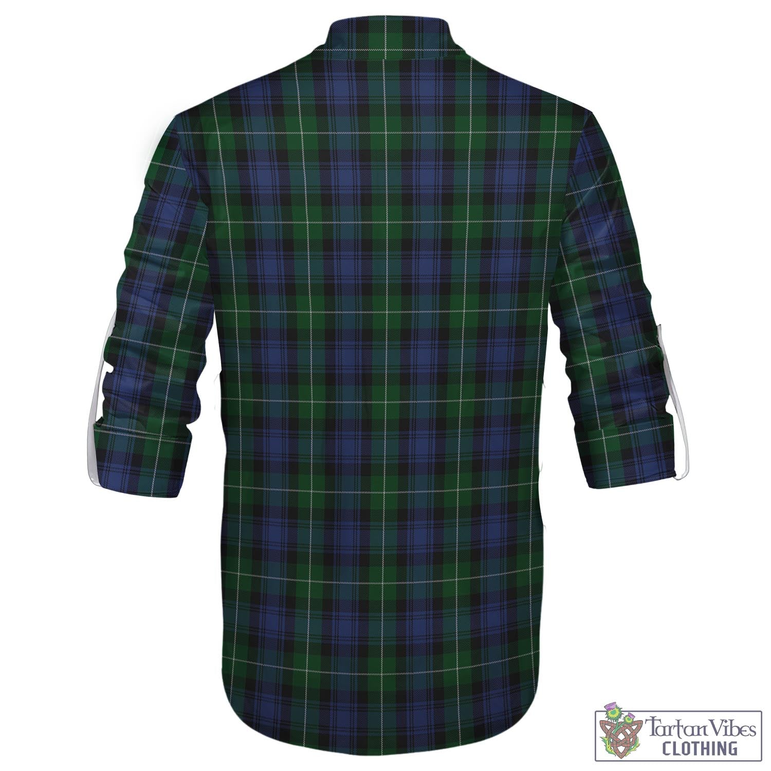 Tartan Vibes Clothing Lamont #2 Tartan Men's Scottish Traditional Jacobite Ghillie Kilt Shirt