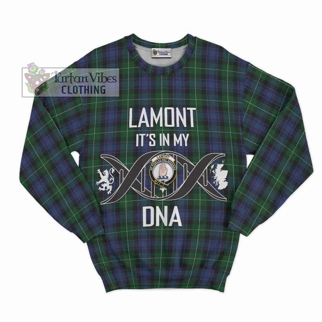 Tartan Vibes Clothing Lamont #2 Tartan Sweatshirt with Family Crest DNA In Me Style